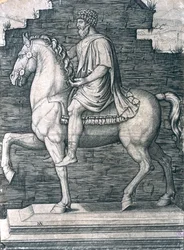 Estatua ecuestre de Marco Aurelio (121-180 d.C.)